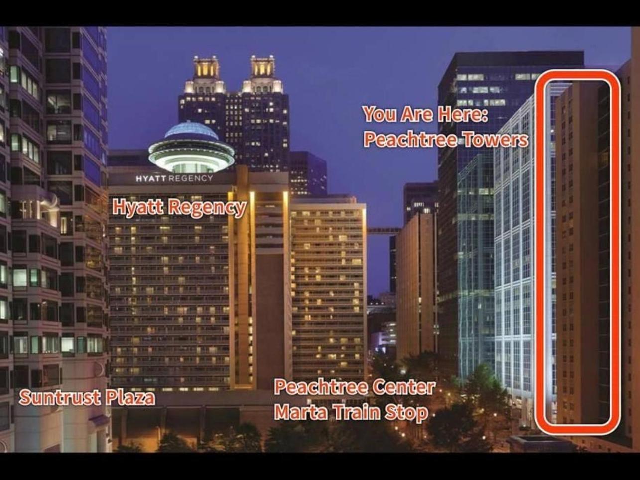 Stayatl High Rise Condo Downtown Atl With Views 亚特兰大 外观 照片