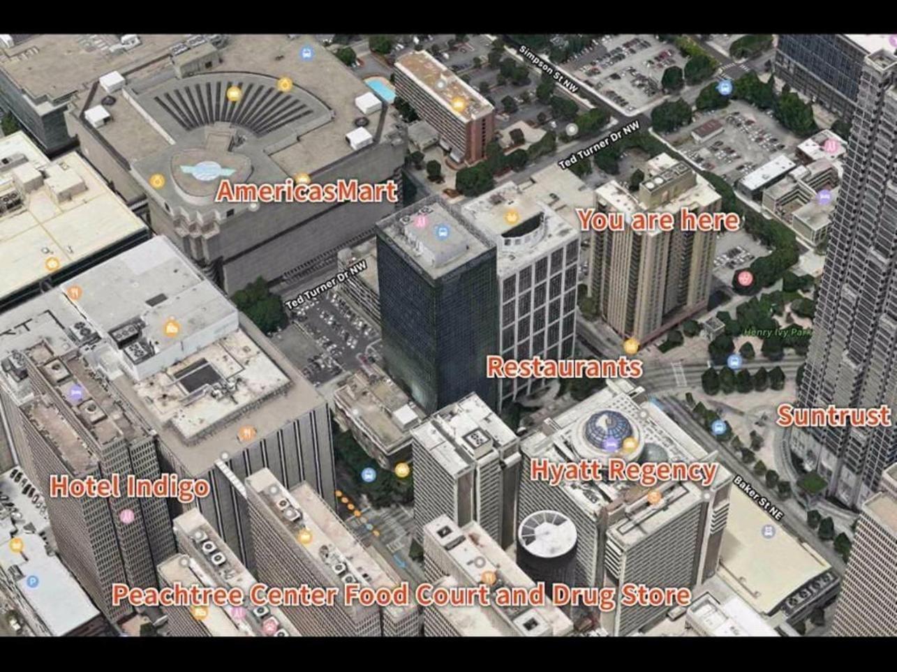 Stayatl High Rise Condo Downtown Atl With Views 亚特兰大 外观 照片